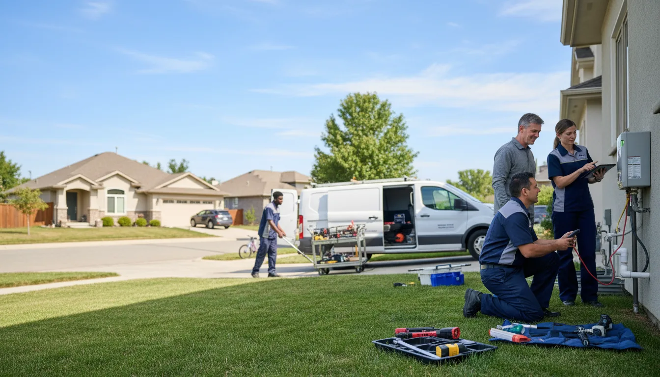 Tankless water heater service in Parker, PA